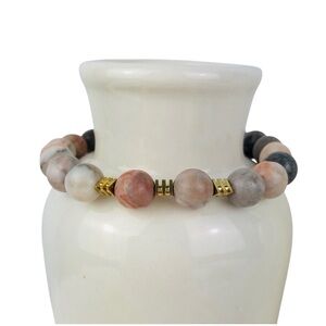 GEMSTONE | Zebra Jasper Beaded Bracelet